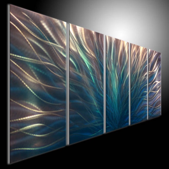 Original Abstract Wall Art. Modern Metal Sculpture Wall Art.