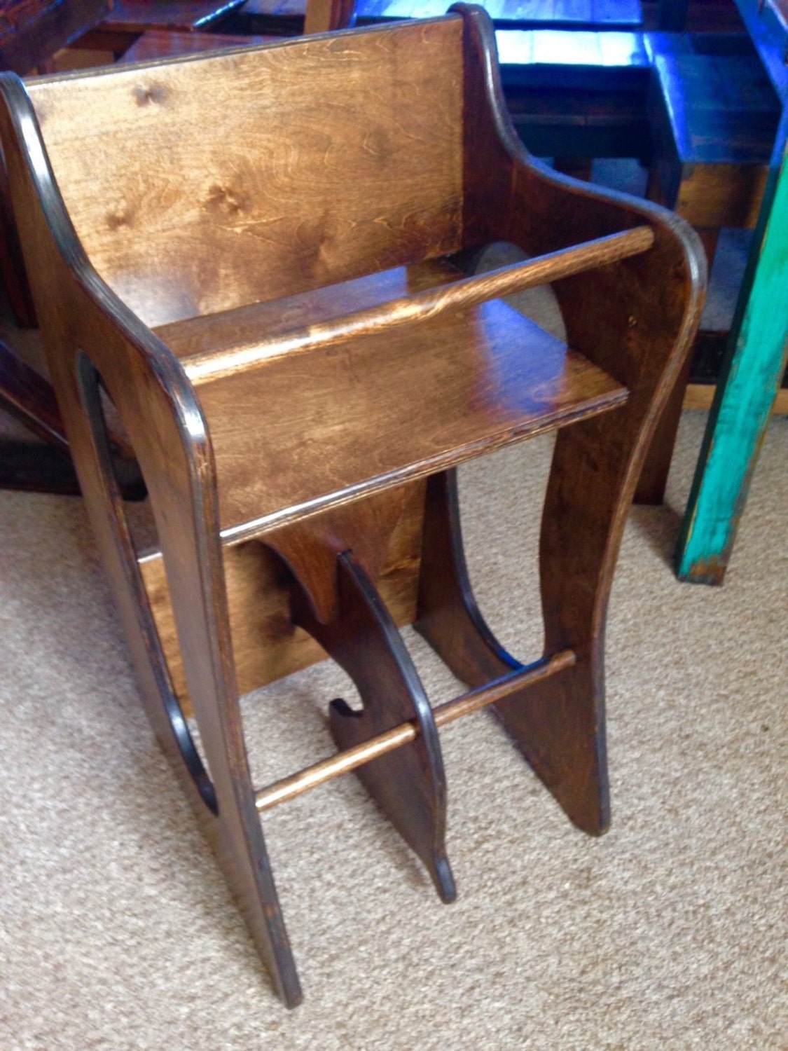 Handmade 3in1 Rocking Horse High Chair & Desk wholesale