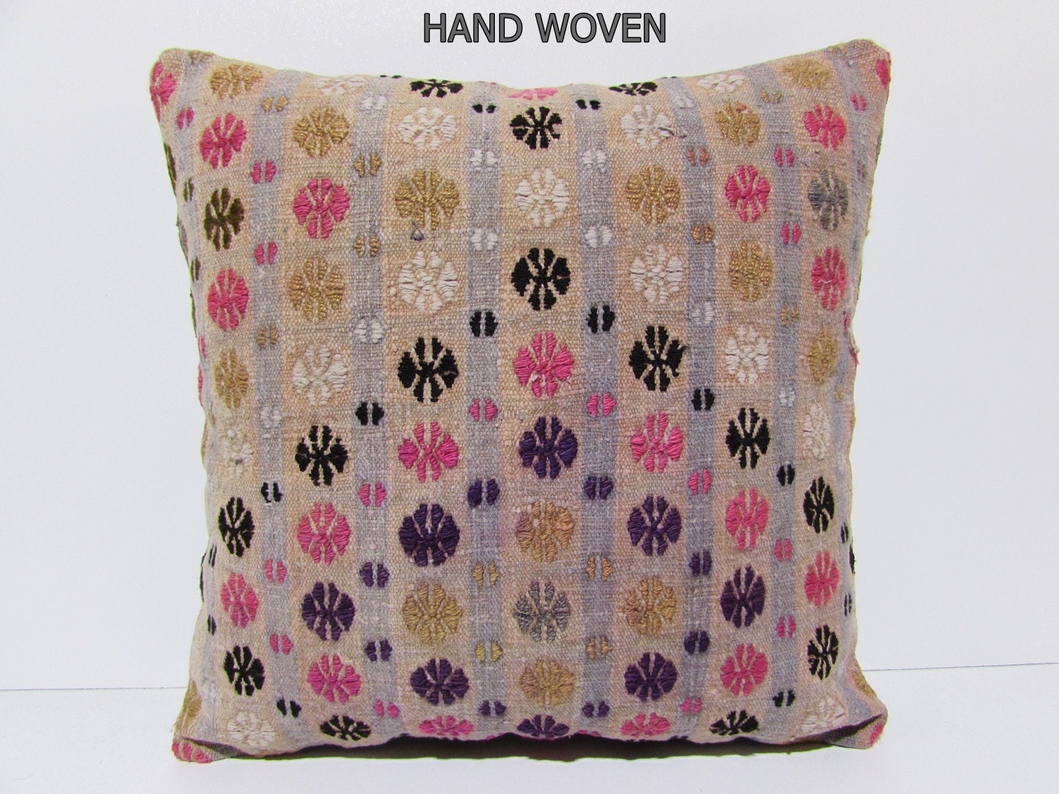 20x20 kilim pillow 20x20 large throw pillow by DECOLICKILIMPILLOWS