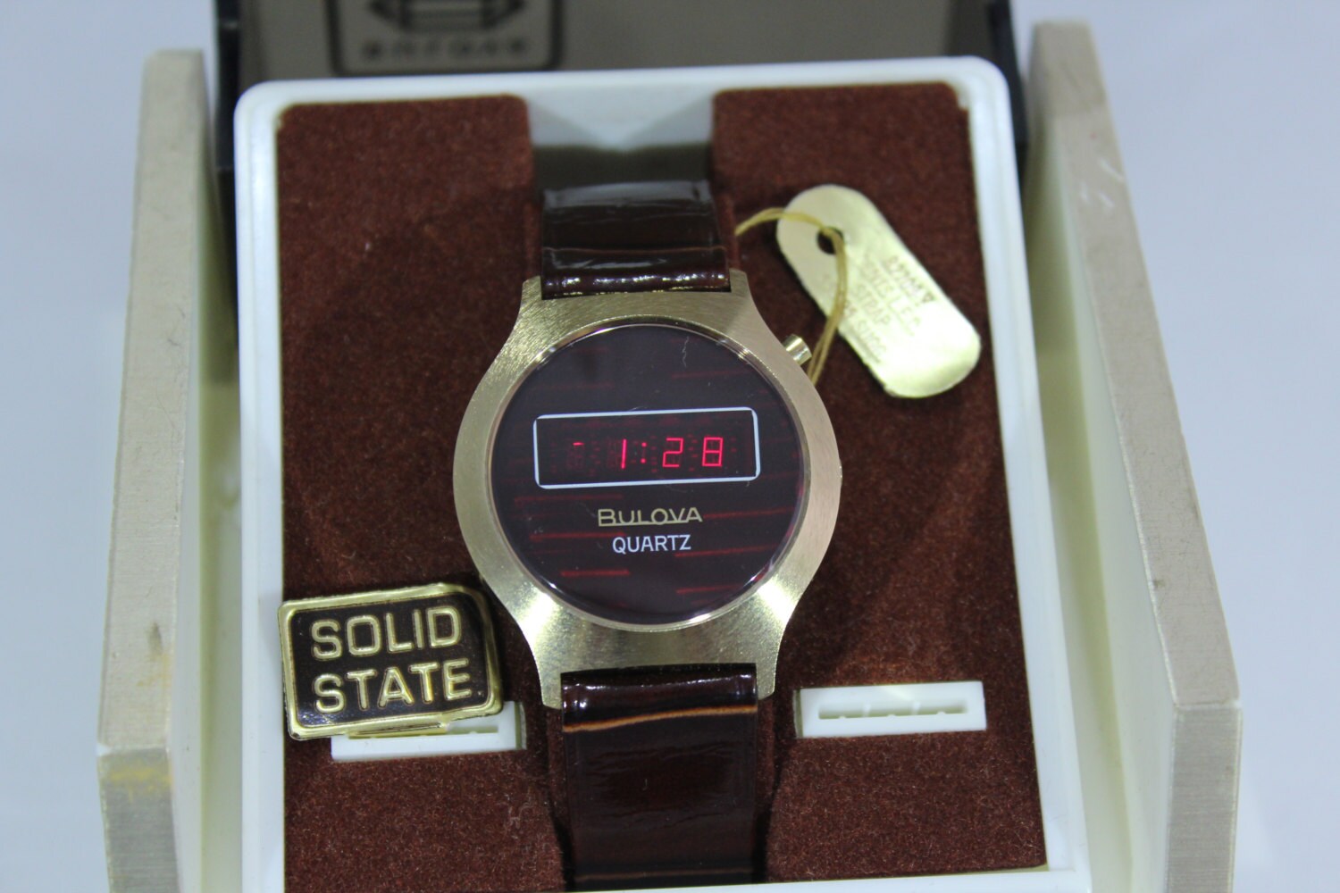 vintage bulova digital watch
