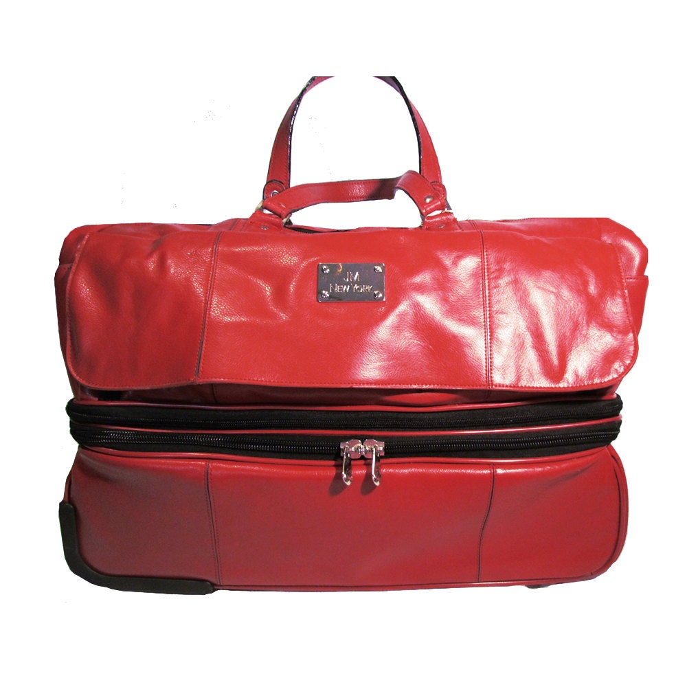 Leather Duffle Bag With Wheels Literacy Basics