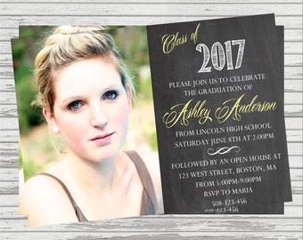 Graduation Invitation Custom DIGITAL Invitation.