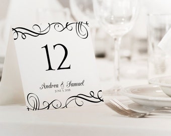Table Card Template Download Instantly EDIT by KarmaKWeddings