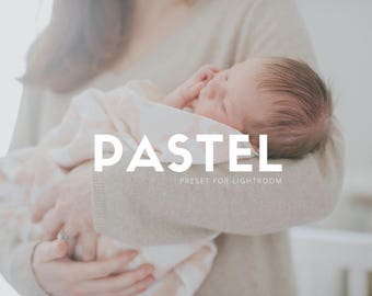 Pastel - Lightroom Preset for Photographers - One Click Edit - With Soft and Airy Film Like Characteristics