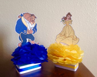 beauty and the beast centerpieces, beauty and the beast party, beauty and the beast decorations, birthday party decorations, birthday party
