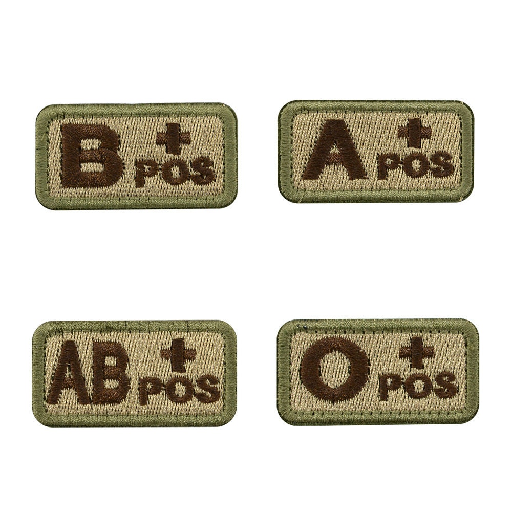 Blood Type Tactical Patch