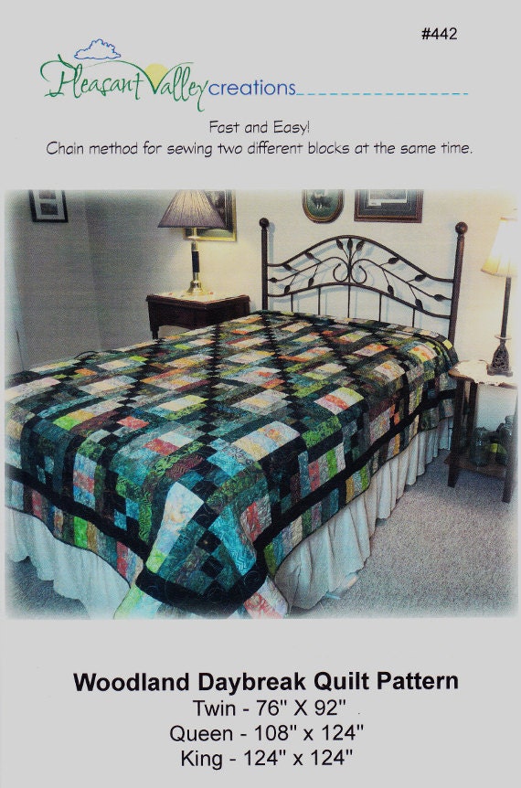 woodland-daybreak-quilt-pattern-442-twin-to-king-size