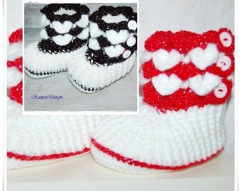 toddler Booties crocodile stitch baby booties baby fotografie baby shoes black baby shoes red crochet booties