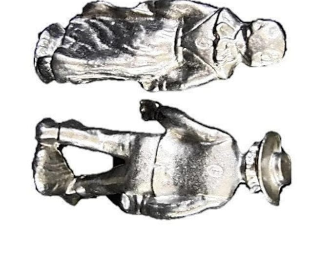 Wilton Armetale Pewter Amish Figurines Man and Woman | Pilgrams | Dutch | Amish | Early Settlers