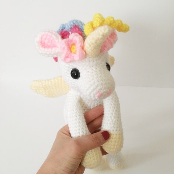 Amigurumi Unicorn Plush Mythical Creature Crochet Unicorn Toy