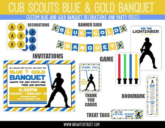 Cub Scouts Blue and Gold Banquet Travel Theme - Brightly Street