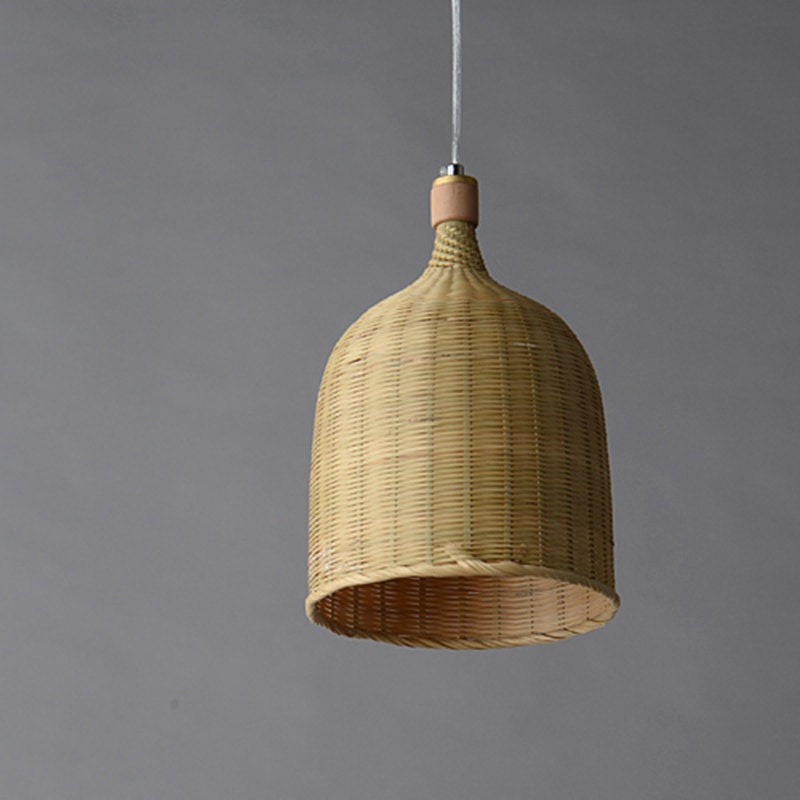 Flasche Form Bambus und Holz Anhänger Deckenlampe Lampe