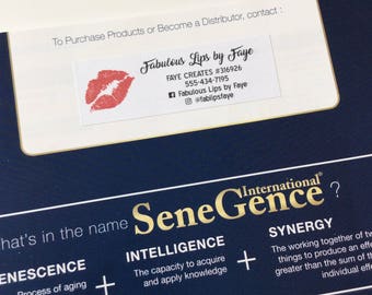 Printable Gift Certificate LipSense SeneGence Gift Card