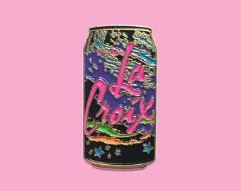 Neon La Croix Enamel Pin