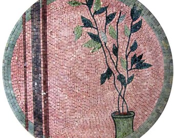Veil Contemporary Mosaic Medallion