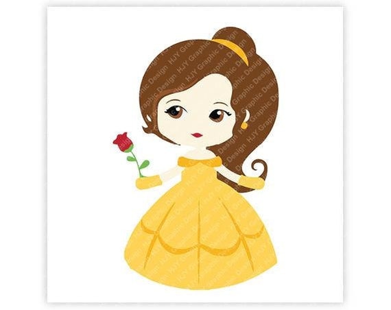 Disney Princess Belle Doll Beauty and the Beast Rose