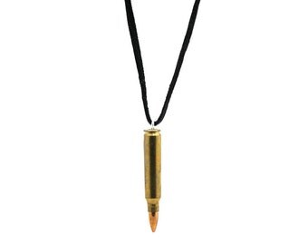 45CAL Brass Bullet Necklace (1261-20-9646)
