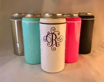 Personalized Hopsulator, Personalized Stainless Steel Beer Holder, Initial Stainless Steel Beer, Personalized Gift, Canned Drink Holder