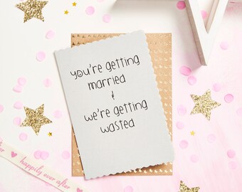 Will you be my bridesmaid funny wedding card