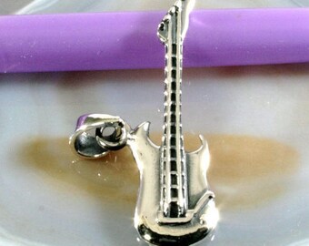 Guitar pendant, 925 sterling silver - 2059