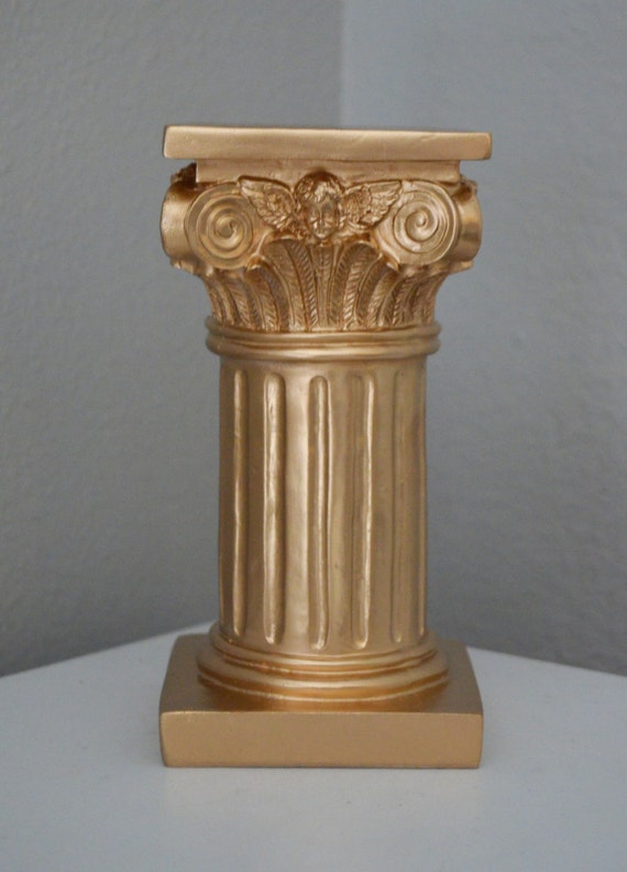 Greek Column Decor. Pillar Candle Holder. Pillar pomander