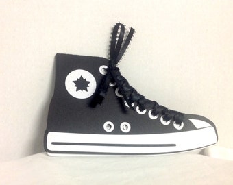 High top Running Shoe Invitation , Kids , Teens , Adults , Party , Birthday , Events , Personalize , Non-Personalize , Boys , Girls