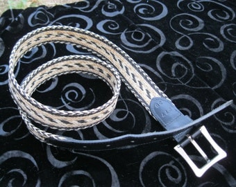 Horse Hair Woven Belt, Daniel Craig Accessories