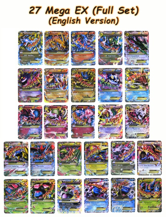 Pokemon Card EX Mega 27 Cards Full Set 3 x Charizard 2 x