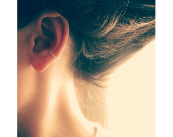Minimalist Silver Ear Cuff Non Pierced, Conch Cuff Earring Stack, Sterling Silver Earring Cuff No Piercing, Ear Stack, Fake Conch Ring