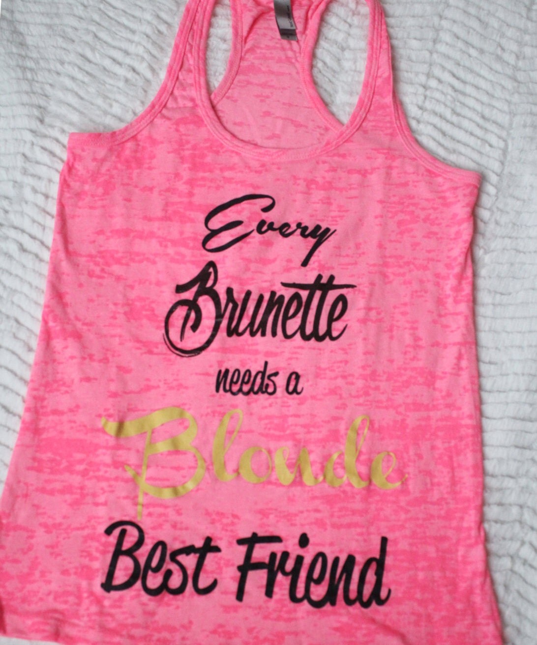 Best Friend Shirt Blonde Best Friend Shirt Pink