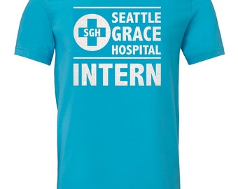 Greys Anatomy Shirt, Greys Shirt, Meredith Grey, Christina Yang, Alex Karev, George O'Malley, Izzie Stevens, Seattle Grace Hospital, Doctor