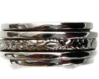 Lifebeats Ringmasters Narrow Spinner CTR Ring - Stainless Steel 'Choose The Right' Ring - View #8