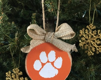 Clemson Ornament, Clemson Christmas gift, Clemson christmas ornament, Clemson decor, Clemson Holiday Gift, Clemson Photo Ornament