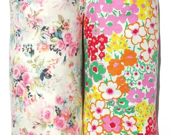 Plastic Bag Holder: Flower Power, Blooming, Dynasty, Blossoming, Hibiscus, Mint Paisley, Beige Paisley, Pink Paisley, Mini Bows, And More!