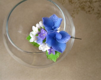 Rustic wedding hair flower Boho wedding headpiece Woodland hair pin Flower hair stick Floral hair accessories Hair fork Boho hair accessory