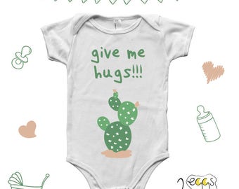 Cactus baby clothes, Baby Shower Gift, Hipster Baby Clothes, Newborn girl gift, infant girl outfits, cute baby outfits, Summer baby clothes