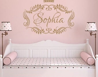 Wall Sticker Design Ideas prettifying wall decals Name Wall Decal Girl Princess Crown Vinyl Lettering Decal Sticker Frame Custom Decals Personalized Name Decor Wall Sticker Design Ideas nice 170 family photo wall gallery ideas Name Wall Decal Girl Princess Crown Vinyl Lettering Decal Sticker Frame Custom Decals Personalized Name Decor
