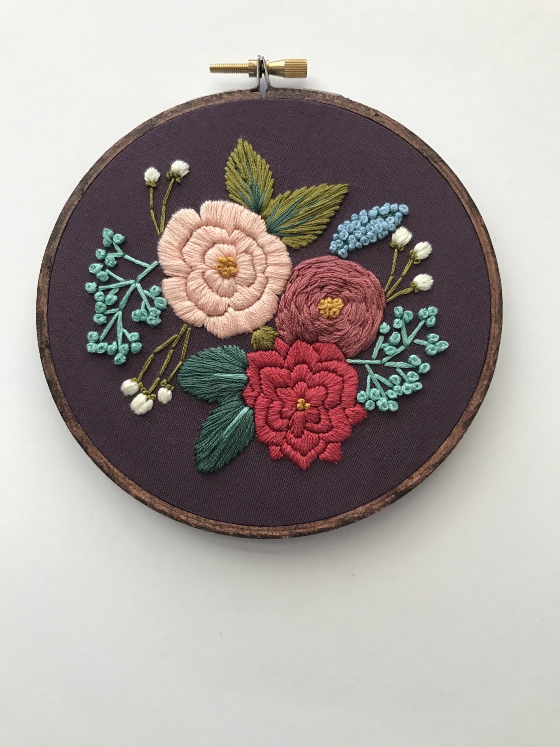 Embroidery Pattern PDF Pattern Floral Pattern Digital Download