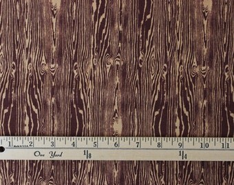 Aviary Wood by Joel Dewberry for Free Spirit - Wood Grain in Bark - Sold by the yard