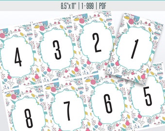Live Sale Numbers Stripes Printable Digital Download