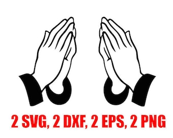Praying hands svg, pray svg, God svg, svg, dxf, cricut, silhouette cutting file, instant download