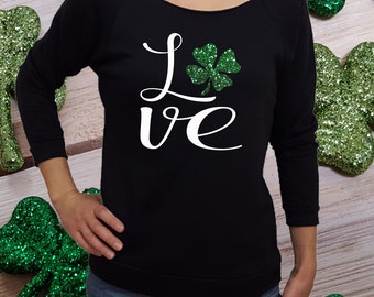 St Patricks Day shirt, women st patricks, clover shirt, st patricks shirt, green shirt, st paddys shirt, women st paddys, shamrock shirt