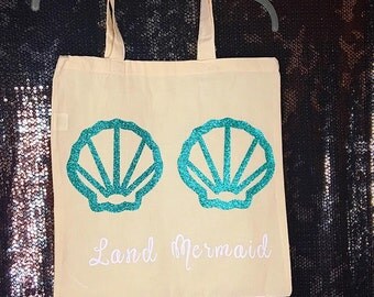 Items similar to Mermaid Tote Bag on Etsy