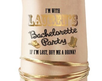Nashville Bachelorette Party tattoos - Nashville getaway - Nashville Girls Weekend - Reno Party - Country theme party tattoos Stagette tats