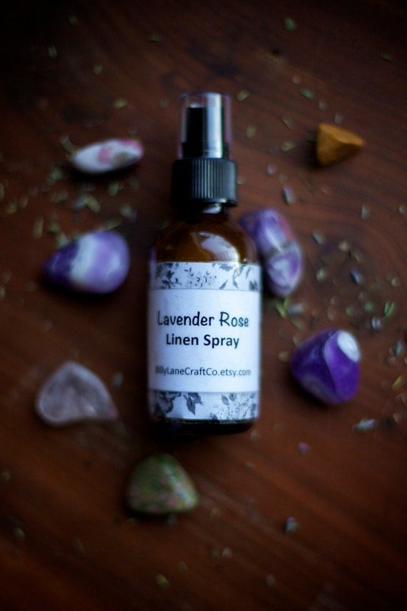 2oz Lavender Rose Linen Spray Fragrance Aromatherapy