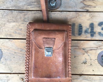 Document Bag, Genuine Leather Bag, Brown Leather Bag, Vintage Leather, Vintage Bag, Vintage Briefcase.