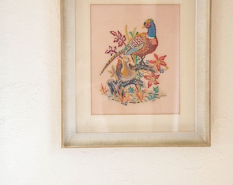 Vintage Framed Embroidery