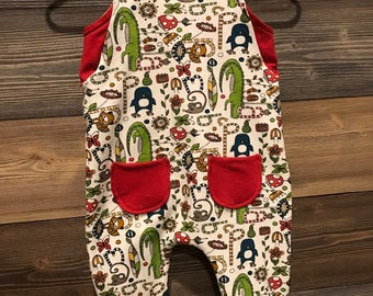 Organic cotton knit boy overalls/children's clothes/organic baby boy overalls/baby clothing/baby boy clothing.