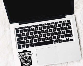Harry Potter Slytherin Decal HP Sticker Macbook Laptop Trackpad Notebook Tablet Ipad Iphone Car Window Wall Bumper Apple Vinyl Sticker 361
