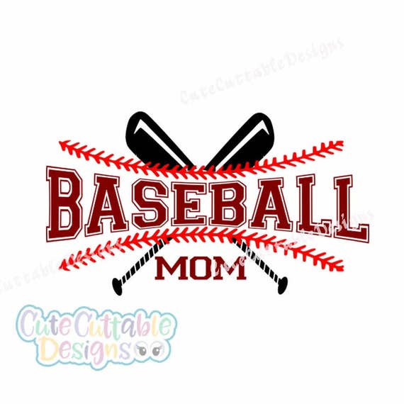 Download Baseball Mom SVG, Silhouette Svg, Eps, DXF and Printable ...